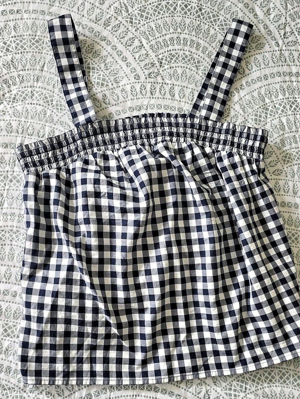 J.Crew Gingham Cotton Top